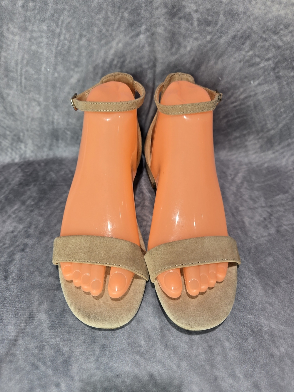 Steve Madden Suede Ankle-Strap Sandal in Tan